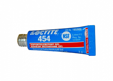 Цианоакрилатный клей гель LOCTITE 454 (3 гр) № 274970