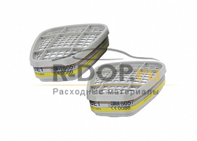 Фильтр 3M 6057 Защита от газа и пара ABE1 (70071091501)